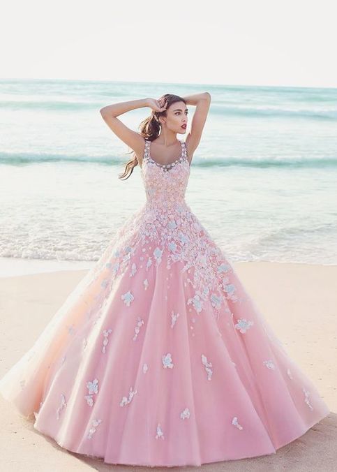 Pink dress: 72 breathtaking models