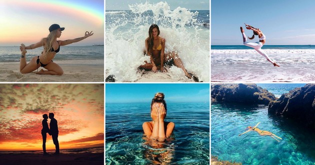 The best poses for you to take amazing pictures at the beach