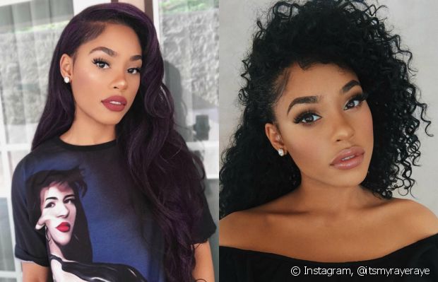 Straight x curly: see 30 photos of women who have had hair with both textures