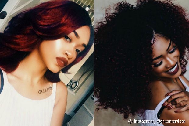 Straight x curly: see 30 photos of women who have had hair with both textures