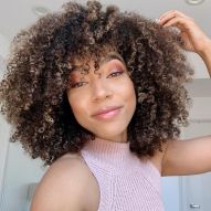 Straight x curly: see 30 photos of women who have had hair with both textures