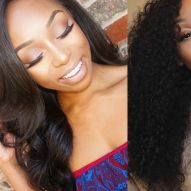 Straight x curly: see 30 photos of women who have had hair with both textures