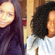 Straight x curly: see 30 photos of women who have had hair with both textures