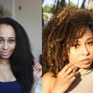 Droit x bouclé : voir 30 photos de femmes qui ont eu des cheveux avec les deux textures
