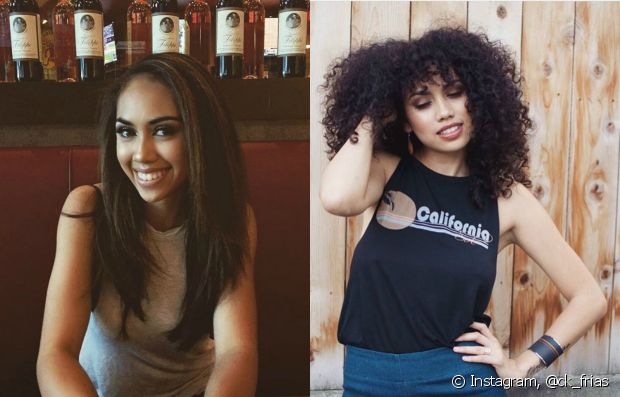 Straight x curly: see 30 photos of women who have had hair with both textures