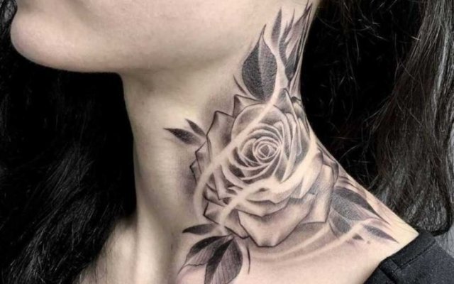 Echa un vistazo a 65 imágenes de tatuajes femeninos en el cuello