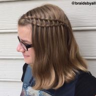 Braid embedded in short hair: 10 photos to inspire you in different styles with the length