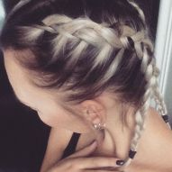 Braid embedded in short hair: 10 photos to inspire you in different styles with the length