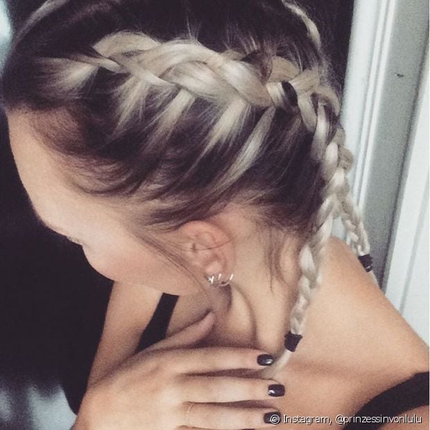 Braid embedded in short hair: 10 photos to inspire you in different styles with the length