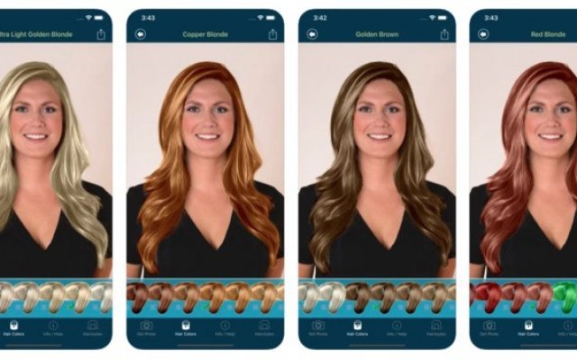 Discover the best apps that change hair color