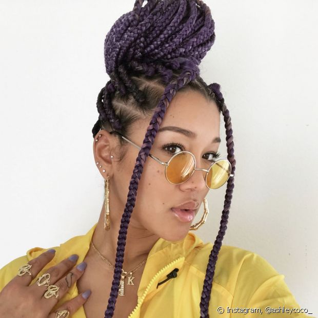 Purple hair: how to care for and maintain the color of colored strands