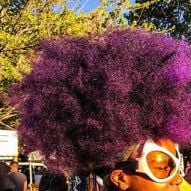 Purple hair: how to care for and maintain the color of colored strands