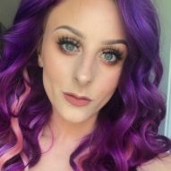 Purple hair: how to care for and maintain the color of colored strands