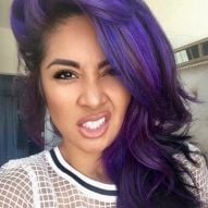 Purple hair: how to care for and maintain the color of colored strands