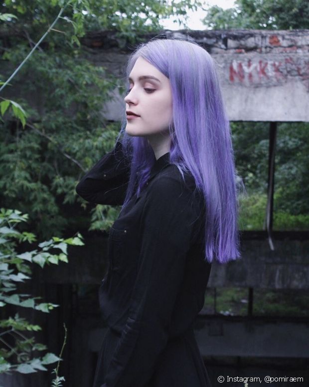 Purple hair: how to care for and maintain the color of colored strands