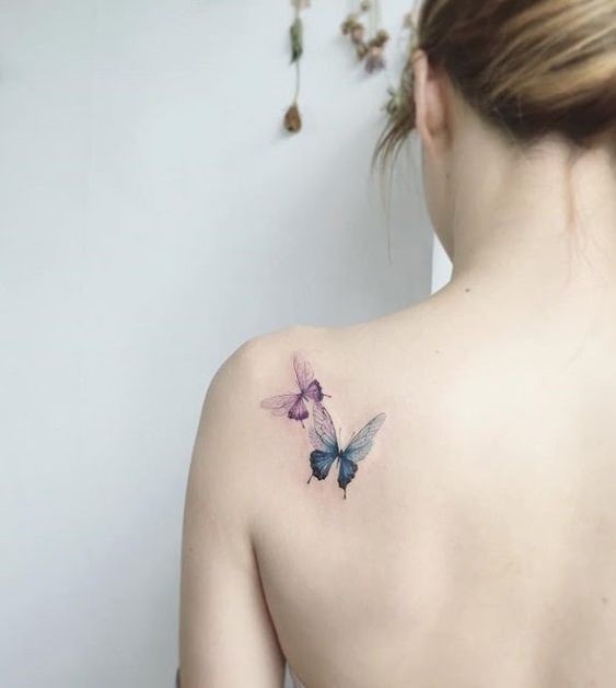 Butterfly tattoo: 30 modern options for you to bet