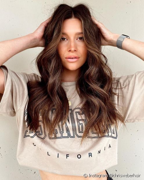 Coffee lit brunette: 30 photos and ink tip to bet on the trend