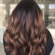 Coffee lit brunette: 30 photos and ink tip to bet on the trend
