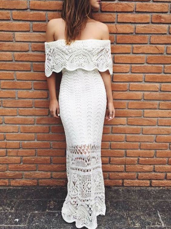 35 modèles de robes au crochet pour un look époustouflant