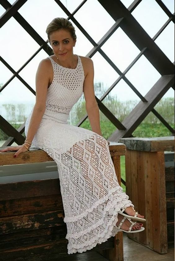 35 models of crochet dresses for you to look stunning