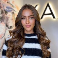 Copper brown on brunettes: 30 photos and tips to bet on the lightened color