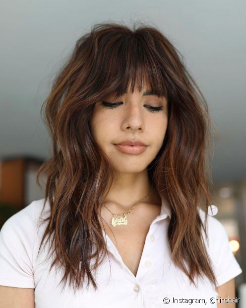 Copper brown on brunettes: 30 photos and tips to bet on the lightened color