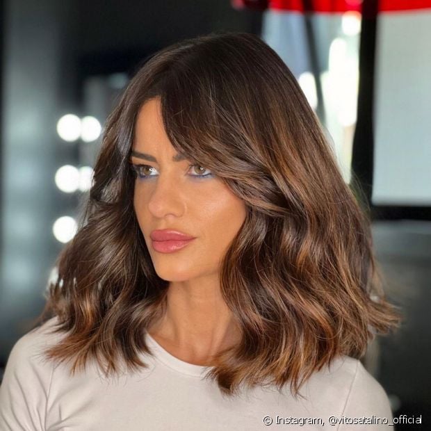 Copper brown on brunettes: 30 photos and tips to bet on the lightened color