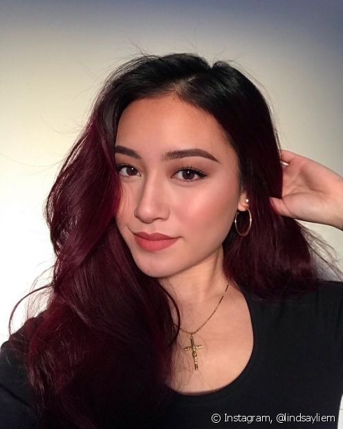 Hair with red highlights: 25 photos with techniques to inspire you!