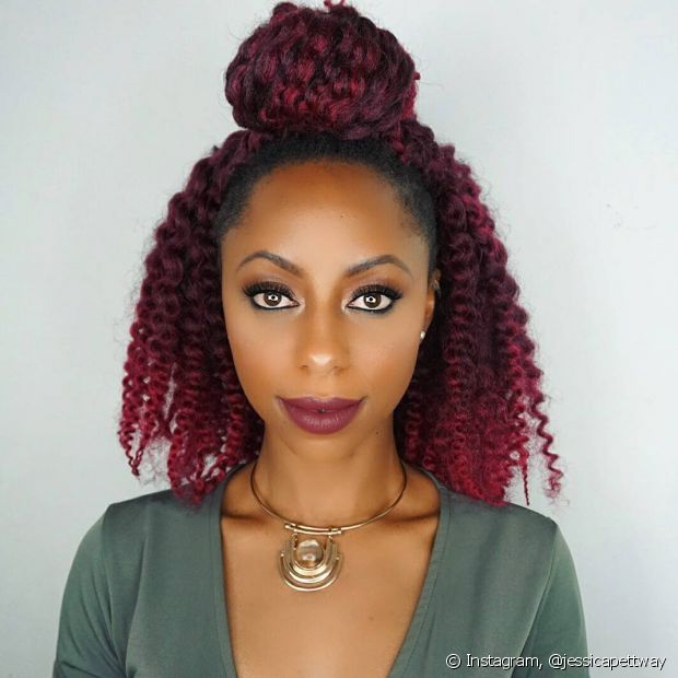 Hair with red highlights: 25 photos with techniques to inspire you!