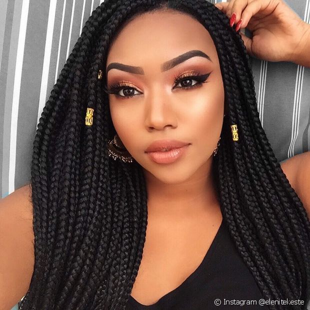 6 elegant hairstyles with box braids for weddings and proms
