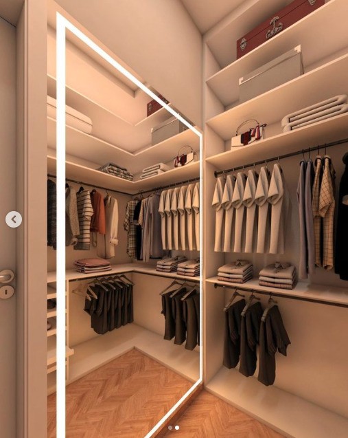 Small closet: see amazing ideas for different styles