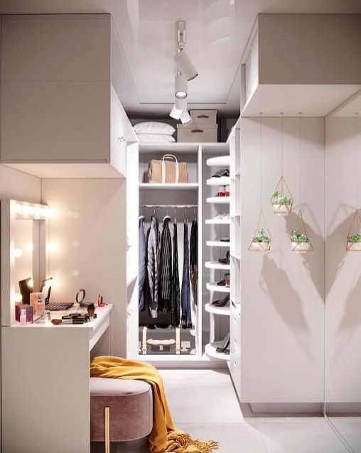 Small closet: see amazing ideas for different styles