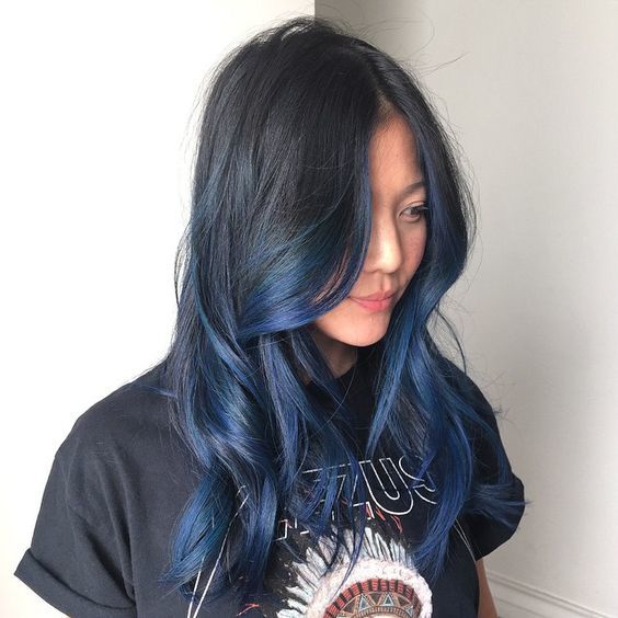 Blue hair: see the main shades and learn to dye it at home