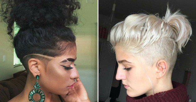 Women's undercut: see different super modern styles