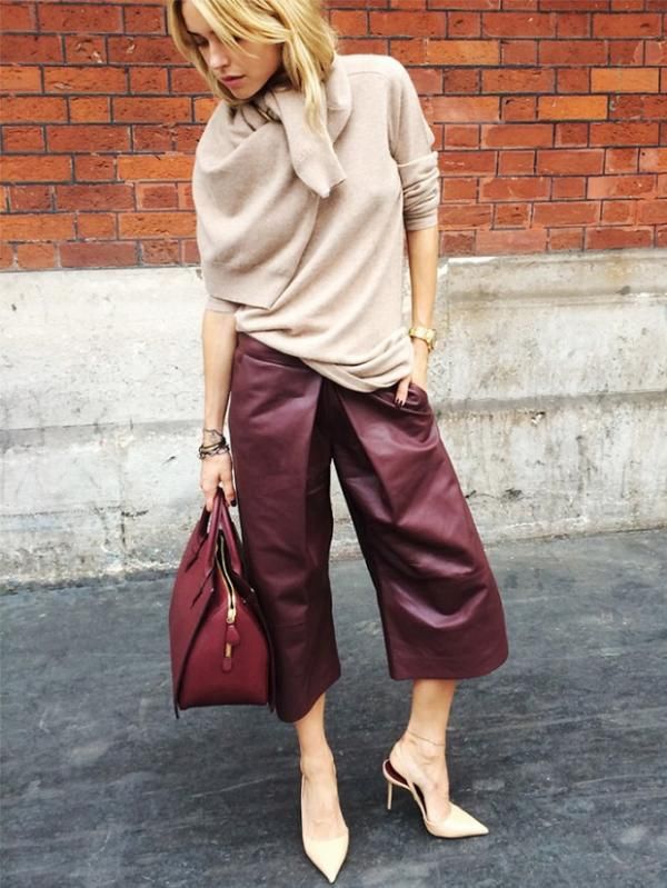 See 12 stylish ways to wear pantacourt pants to work