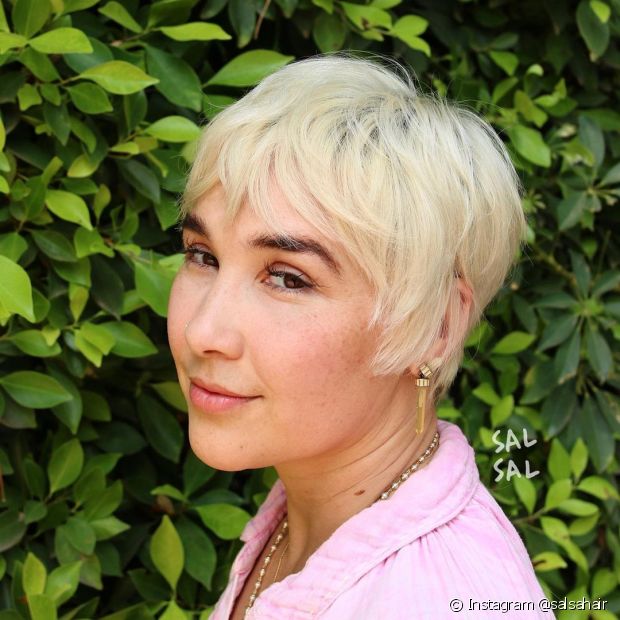 Short blonde hair: 30 ideas to bet on the trend and nuance tips