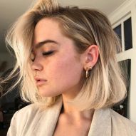 Short blonde hair: 30 ideas to bet on the trend and nuance tips