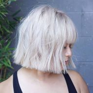 Short blonde hair: 30 ideas to bet on the trend and nuance tips