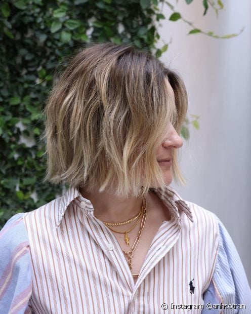 Short layered haircut: 40 photos in curly, kinky, wavy and straight