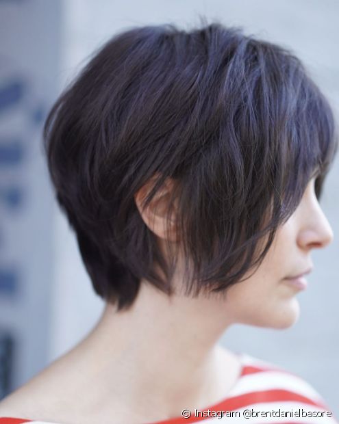 Corte de pelo corto en capas: 40 fotos en rizado, rizado, ondulado y liso