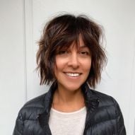 Short layered haircut: 40 photos in curly, kinky, wavy and straight