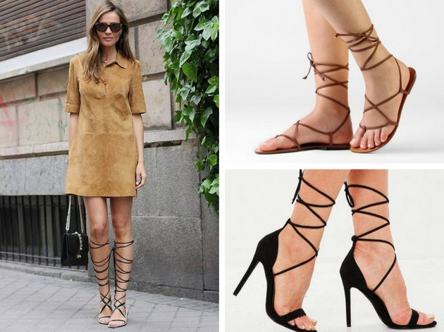 Sandalias gladiadoras: cómo llevar este elegante modelo