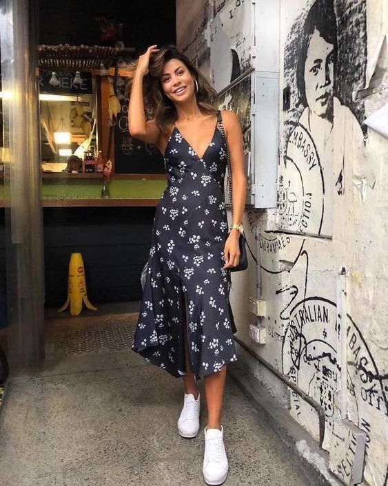 34 modèles de robe midi pour que vous soyez belle et pleine