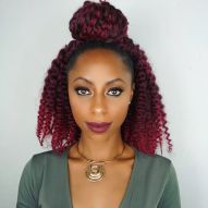 Dark red hair: learn to identify shades such as burgundy, marsala and blackberry + photos