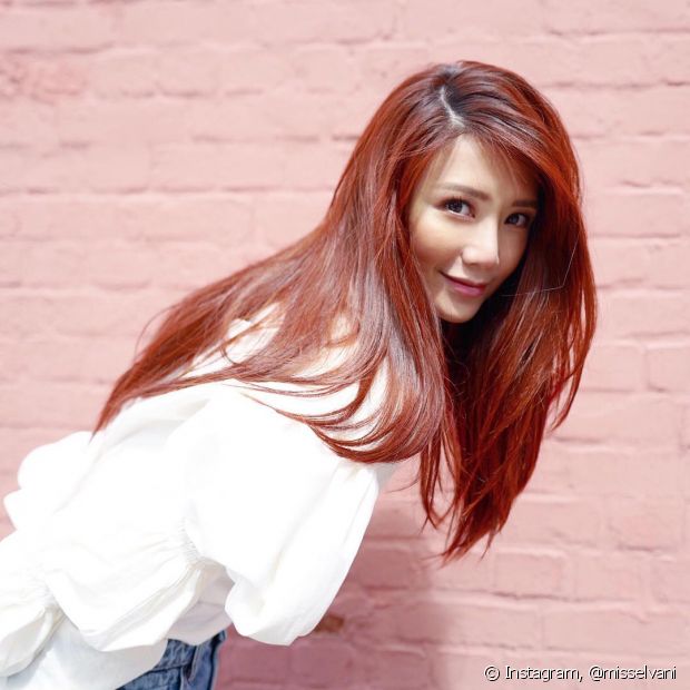 Dark red hair: learn to identify shades such as burgundy, marsala and blackberry + photos