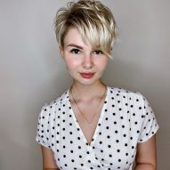 Short hair with bangs and round face: 18 inspirations that are in fashion