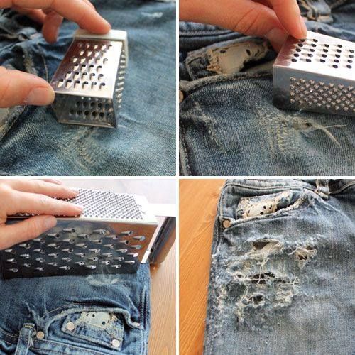 Convierte tus jeans en pantalones rotos llenos de personalidad