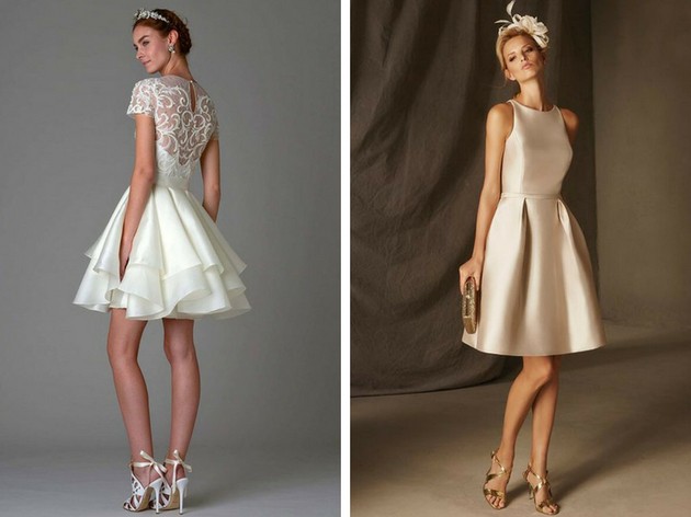 Vestido de novia corto: 30 modelos para que escapes de lo básico