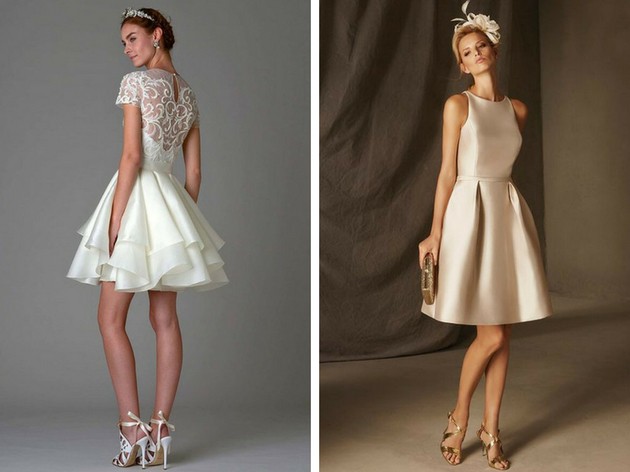 Short wedding dress: 30 models for you to escape the basics