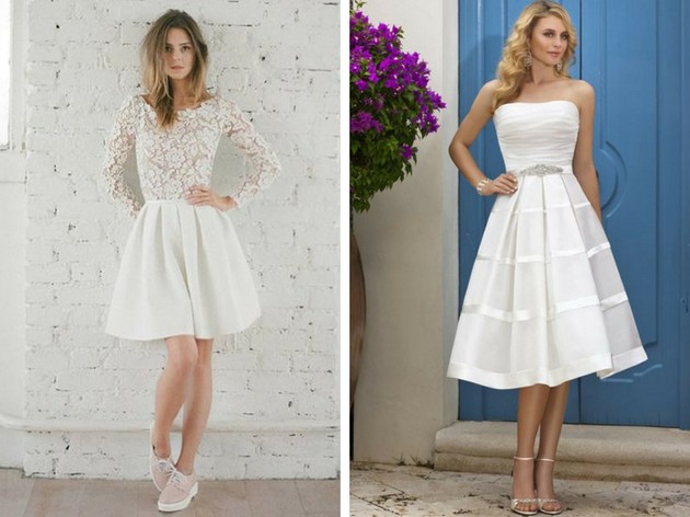 Vestido de novia corto: 30 modelos para que escapes de lo básico